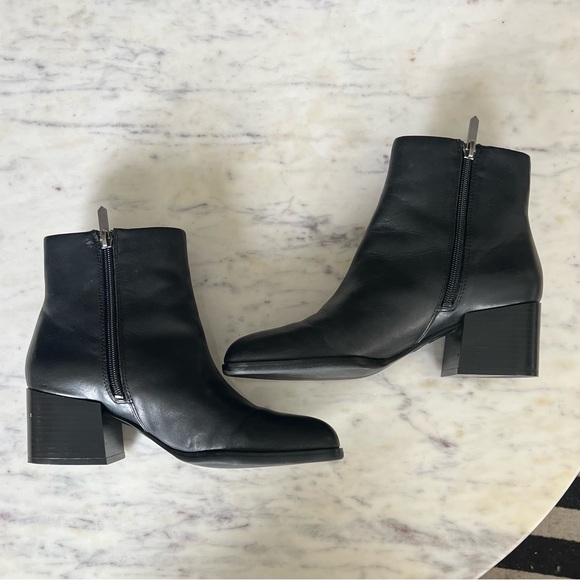 Sam Edelman Joey Black Leather Boot - Size 7 - Picture 3 of 6